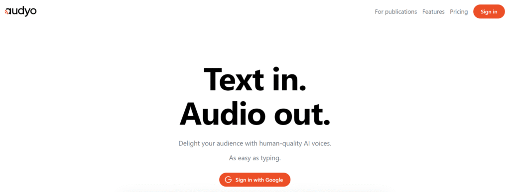 Audyo AI